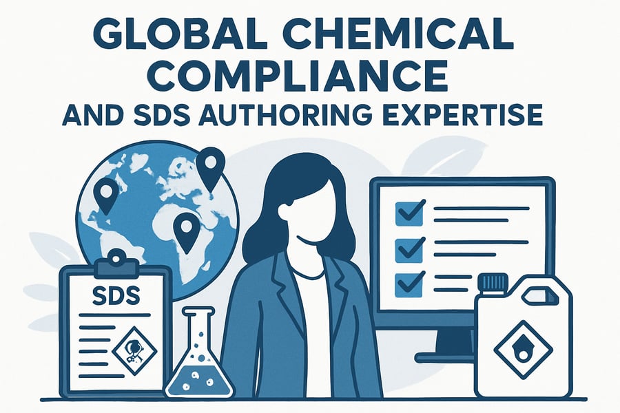 Global chemical compliance and SDS authoring expertise Global chemical compliance and SDS authoring expertise